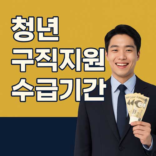 청년구직지원금 수급기간