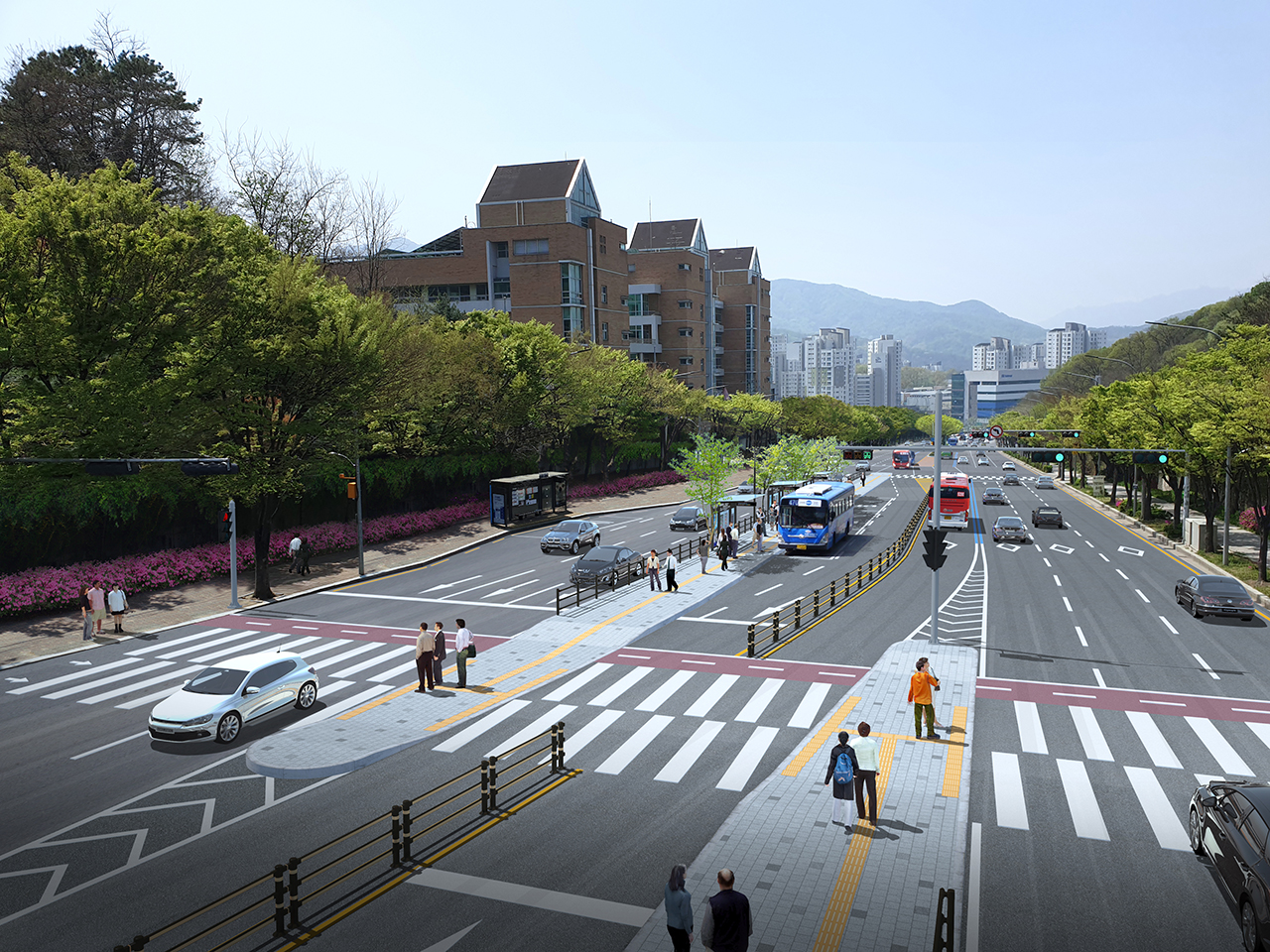  헌릉로 중앙버스전용차로 착공 완료 꿀팁정리