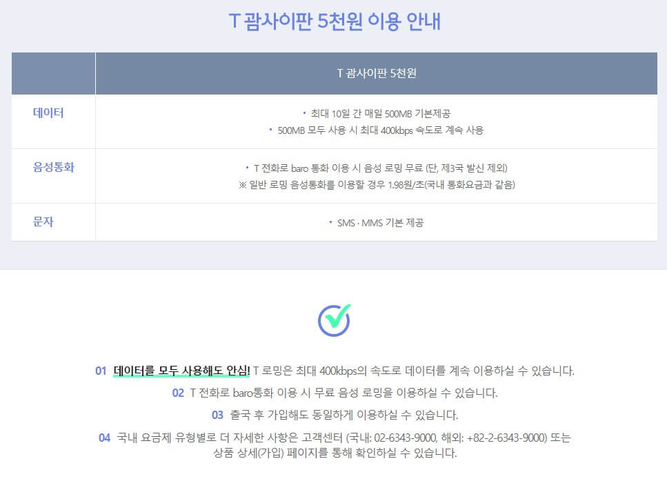 SKT 로밍