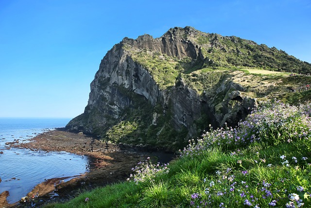 성산일출봉의 모습