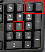 윈도우, 키보드 키패드로 마우스처럼 사용하기 (커서 이동, 마우스 오른쪽, 마우스 왼쪽 사용) 9 img