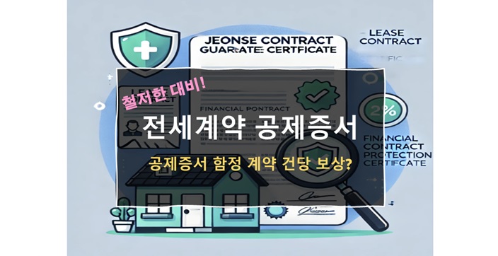 전세계약 공제증서