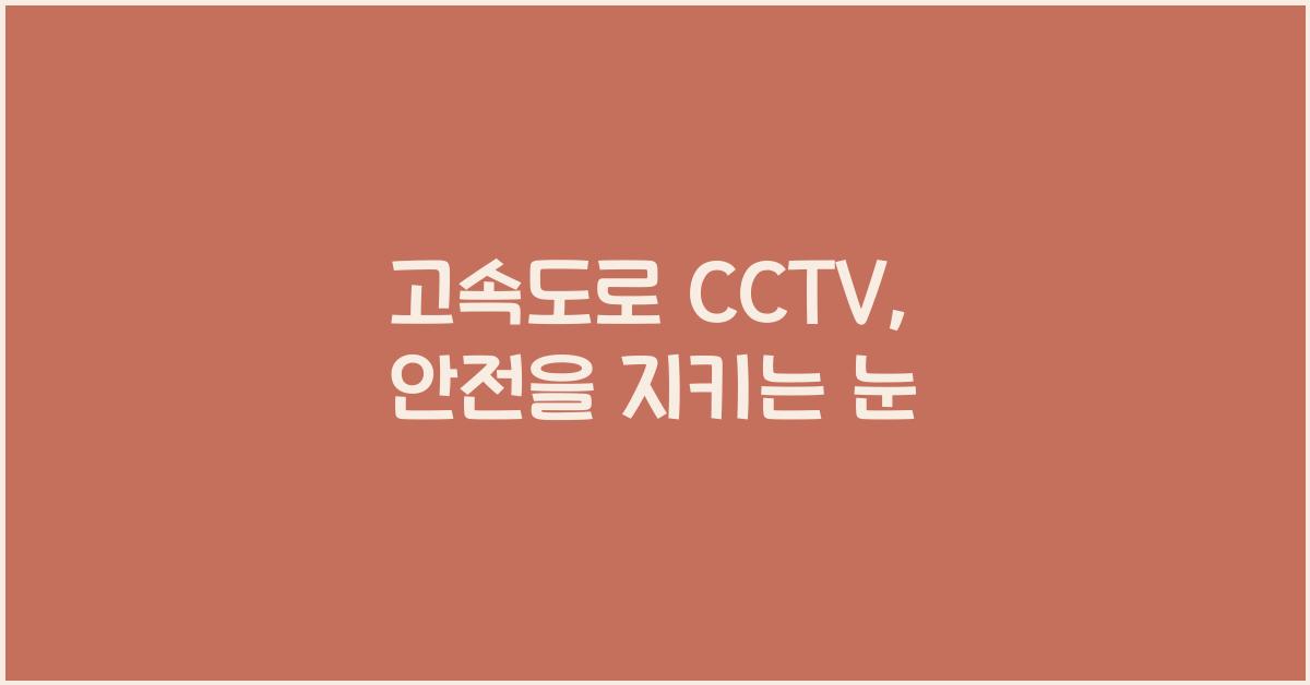 고속도로 cctv