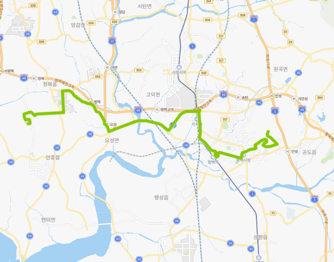  [평택] 310번버스 시간표,  노선 정보 : 죽백동, 터미널, 평택역, 평택지제역