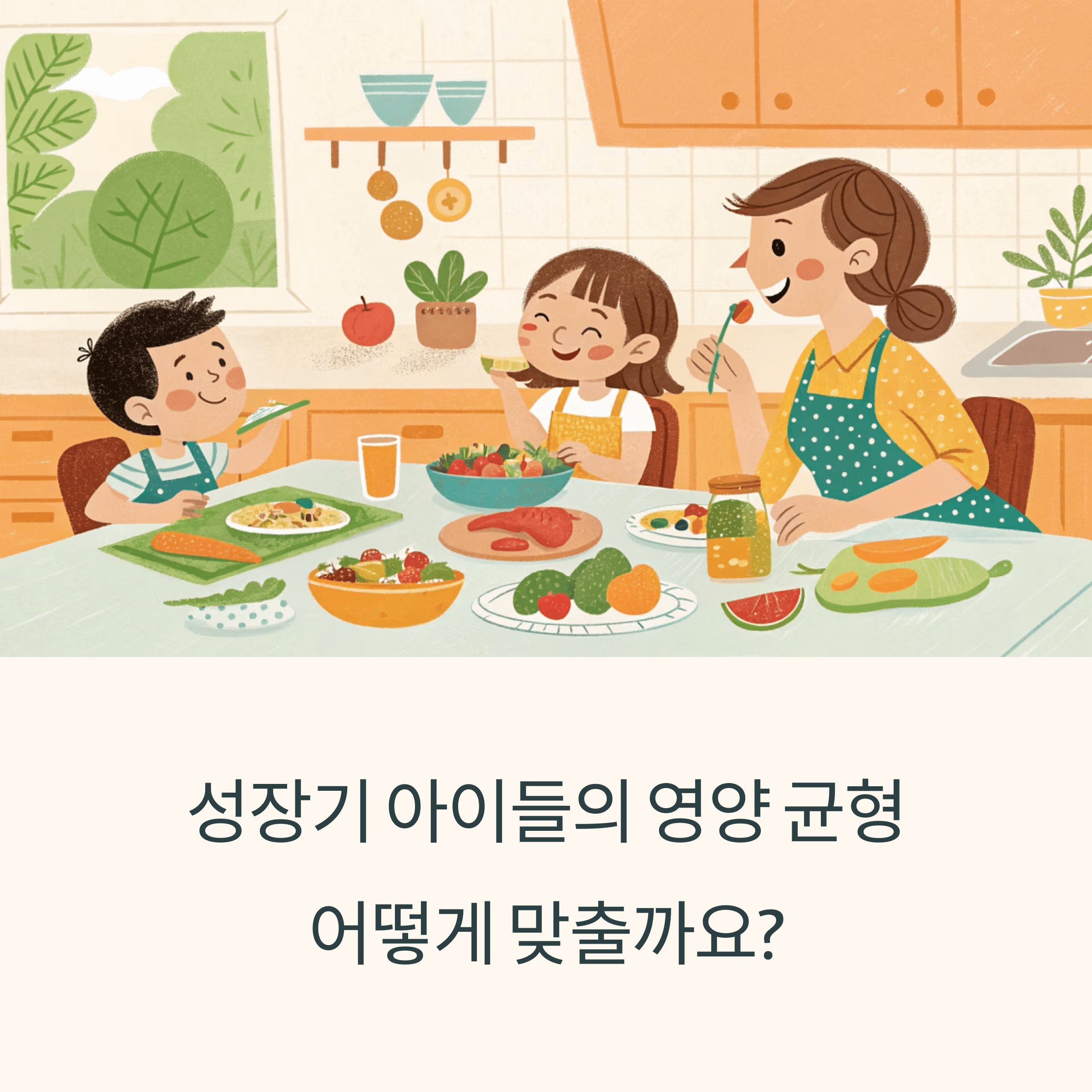 균형 잡힌 영양 식단 짜는 방법