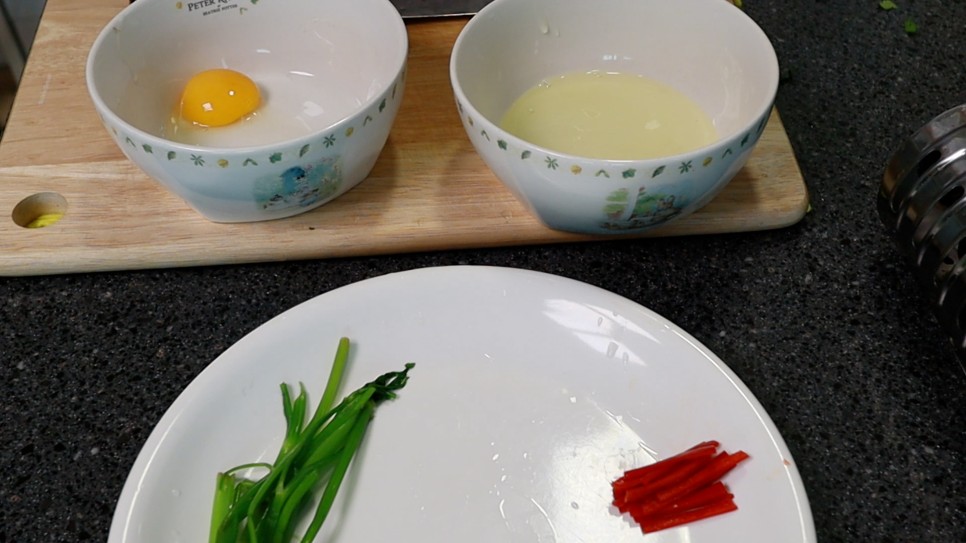 미나리 감회는 많이 연습해보세요! 실기 시험 합격 팁! [미나리 감회] 한식조리기능사 실기시험 만드는 법 영상 사진!