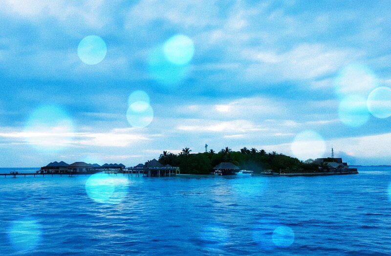 파란하늘-몰디브-풍경