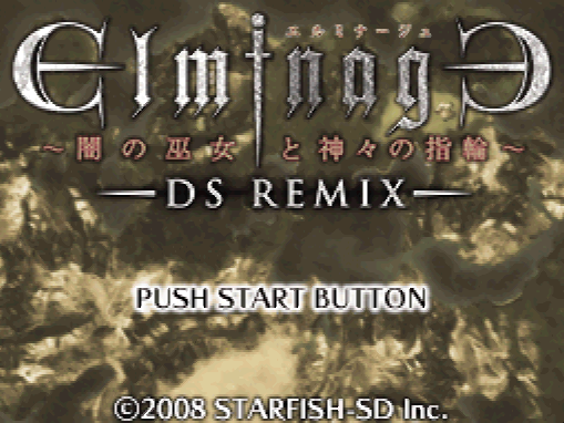  스타피쉬 SD - 엘미나쥬 DS 리믹스 어둠의 무녀와 신들의 반지 (エルミナージュ DS Remix ~闇の巫女と神々の指輪~ - Elminage DS Remix Yami no Miko to Kamigami no Yubiwa) NDS - RPG (롤플레잉)