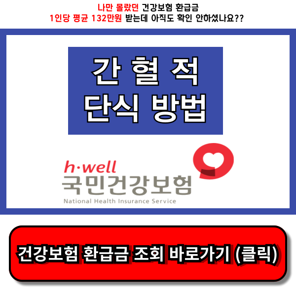 간헐적 단식 방법