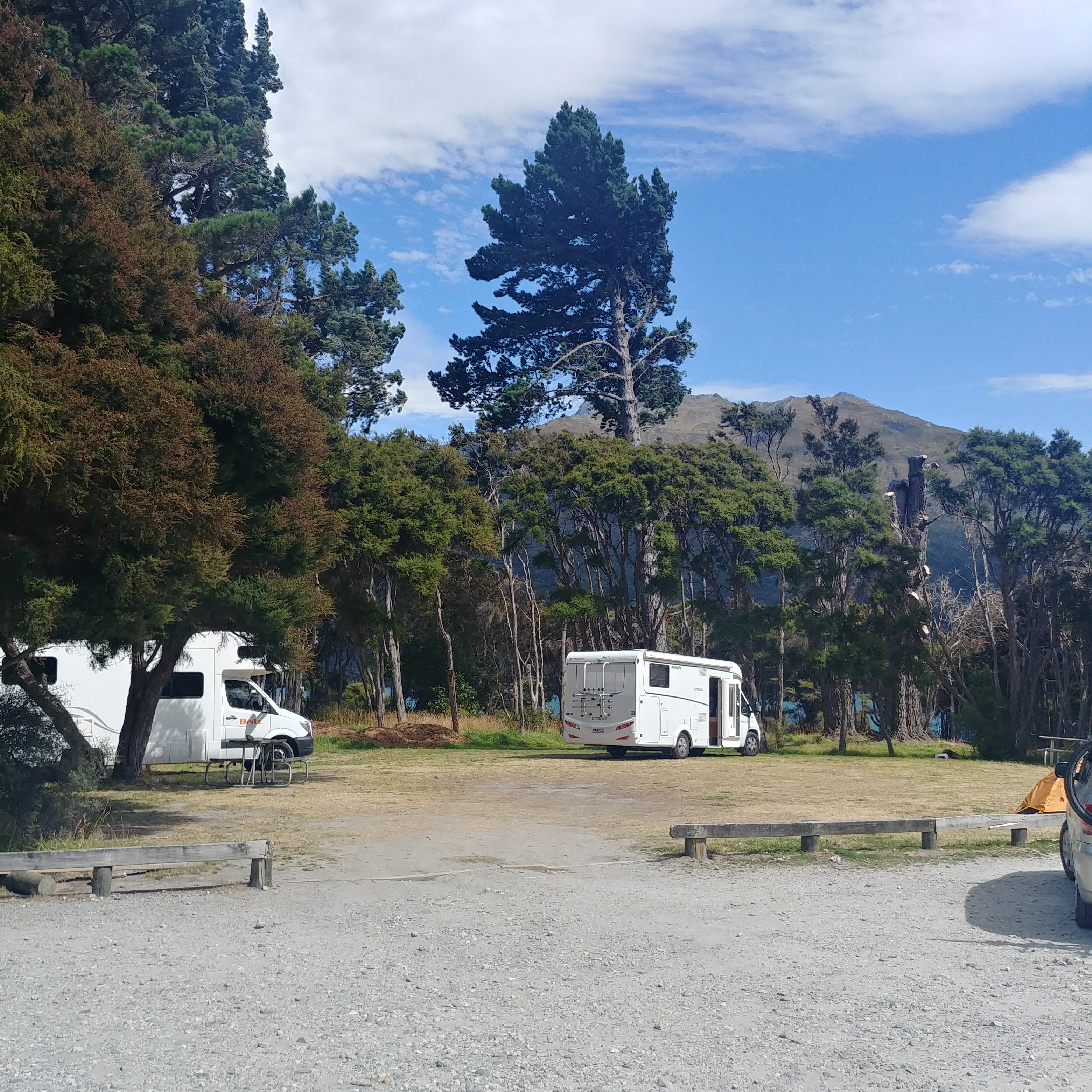 뉴질랜드 와나카 호수 캠핑장 Boundary Creek Campsite