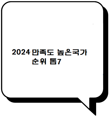  2024 삶의질 순위 베스트5