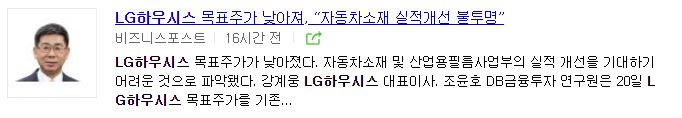 LG하우시스 주가 전망