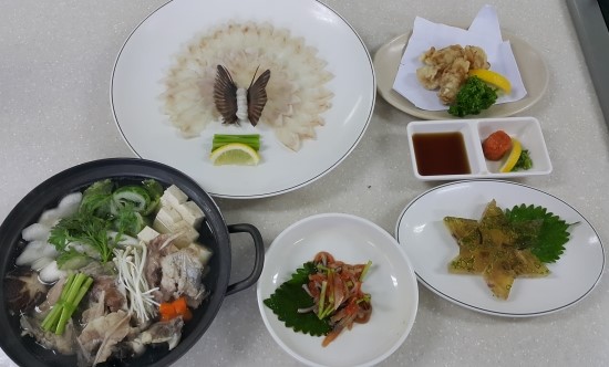  복어조리기능장 전체 메뉴
