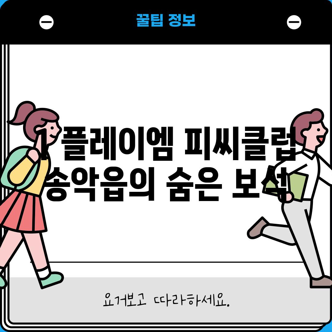 1. 플레이엠 피씨클럽: 송악읍의 숨은 보석?