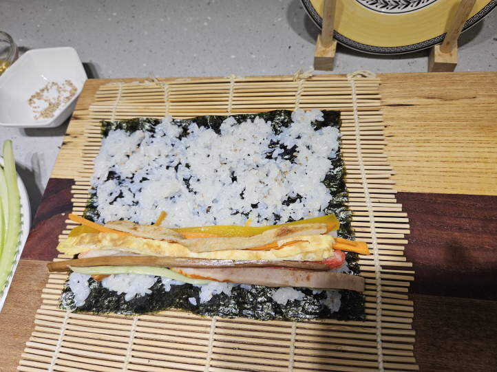 꼬마김밥 만들기