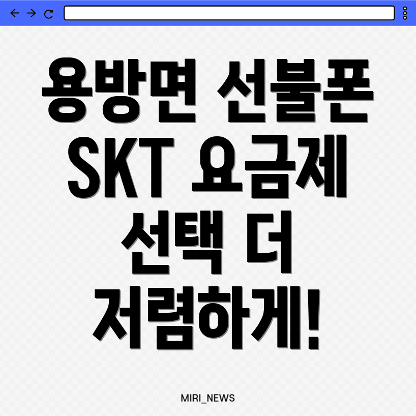 선불폰 요금제