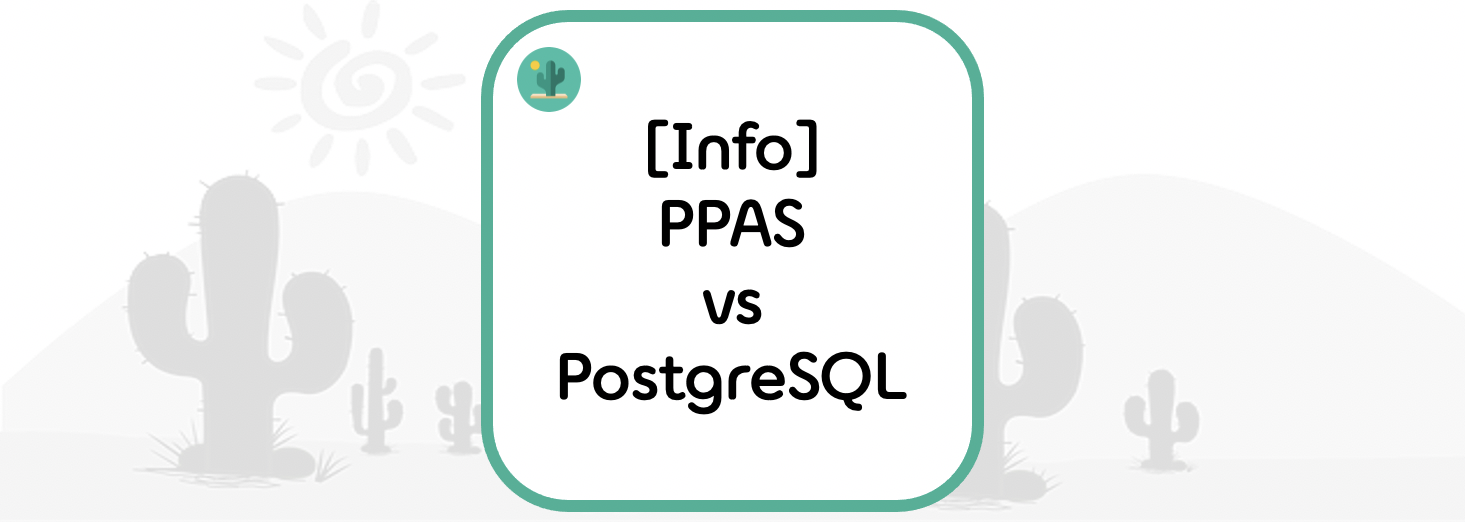 [Info] PPAS vs PostgreSQL 차이점은?