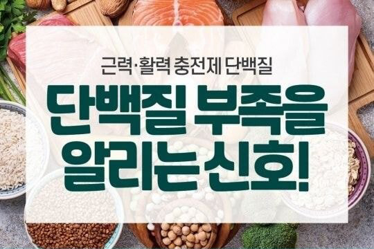  단백질 부족을 알리는 신호