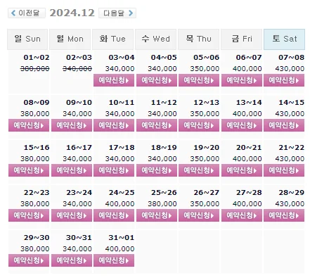동훈힐마루cc 1박 2일 골프 패키지 가격 및 날씨 (12월 3일)
