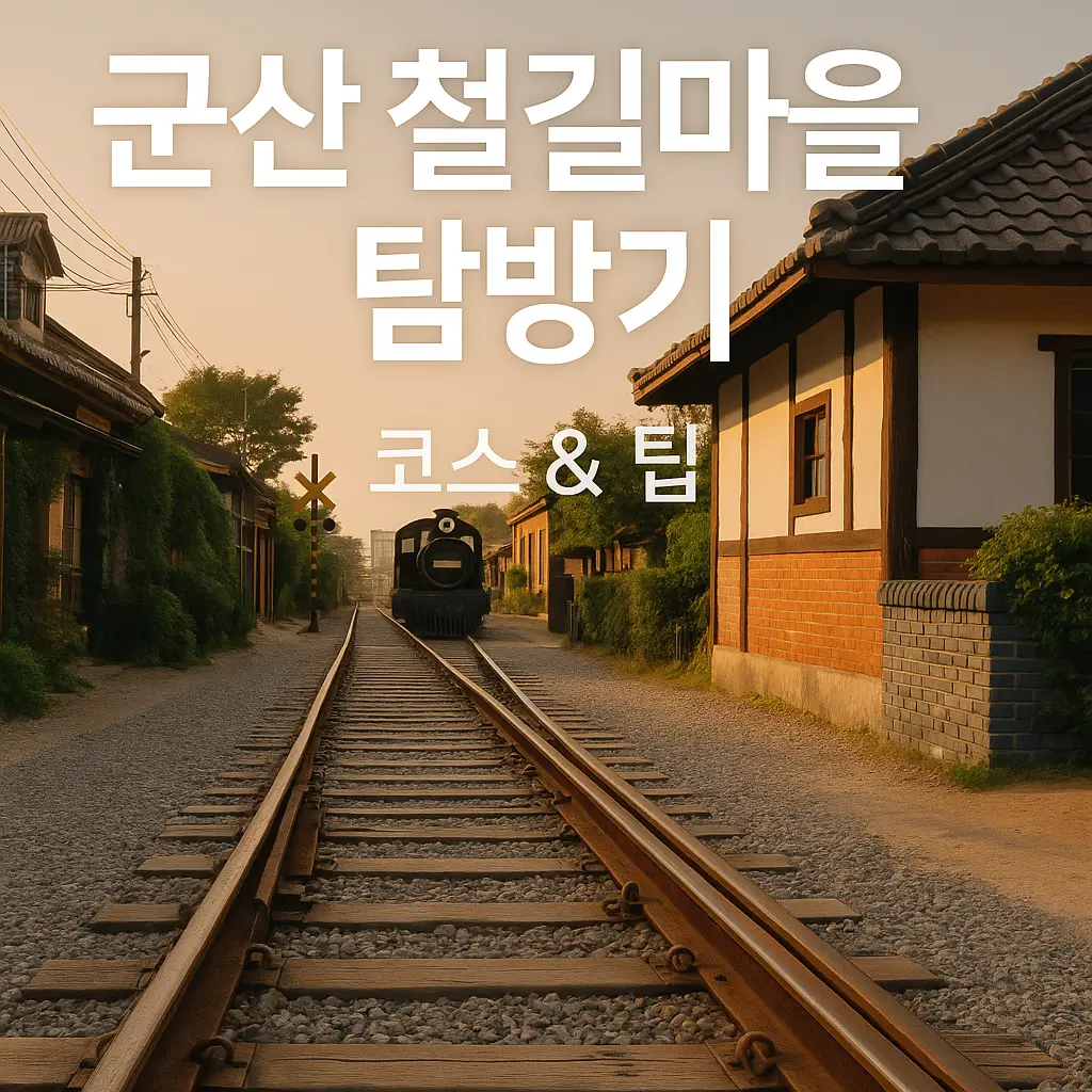 군산 철길마을 탐방 - 코스 &amp; 팁