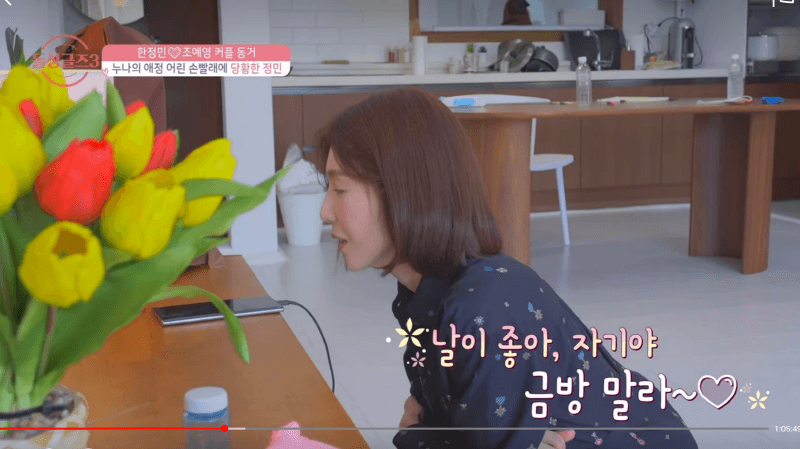 돌싱글즈3 10회 한정민조예영커플 동거하우스 손빨래사건