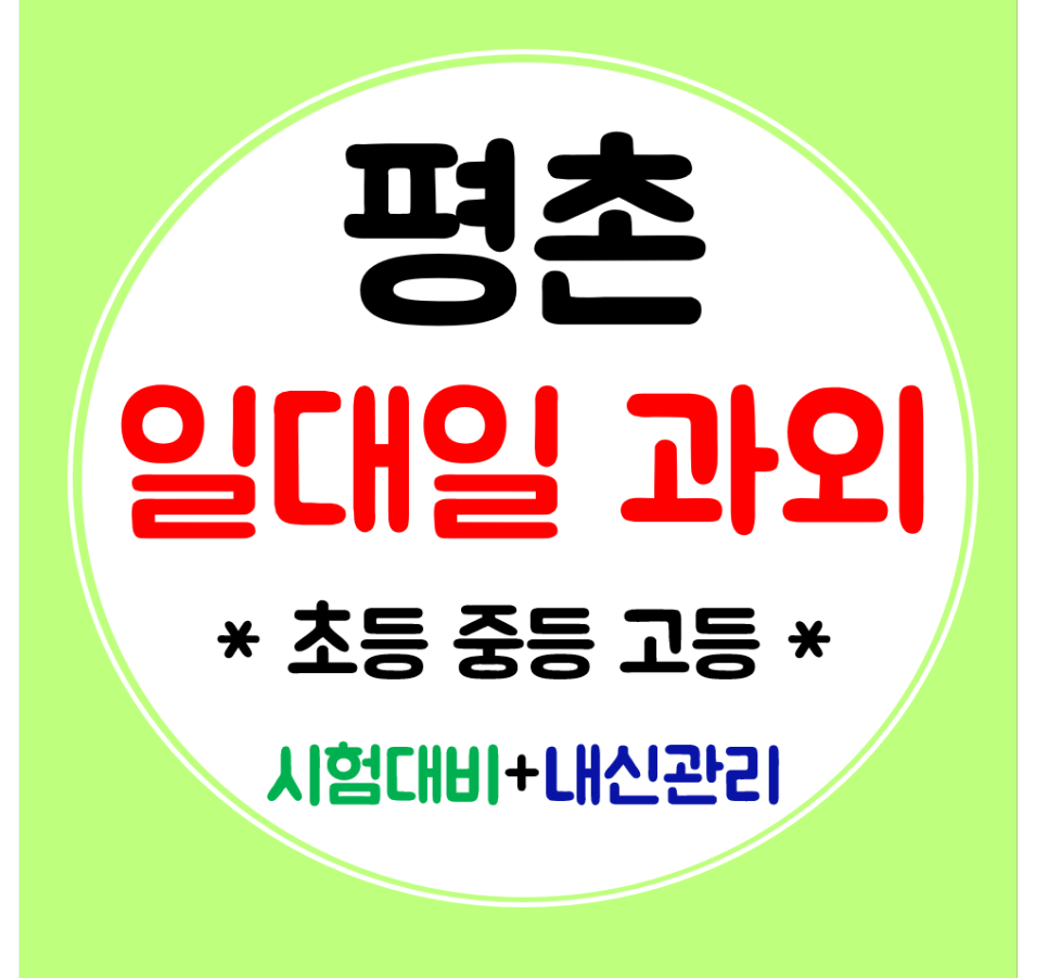  평촌 고등과외 영어 수학 초등과외 중학생 국어 학교내신 전문지도