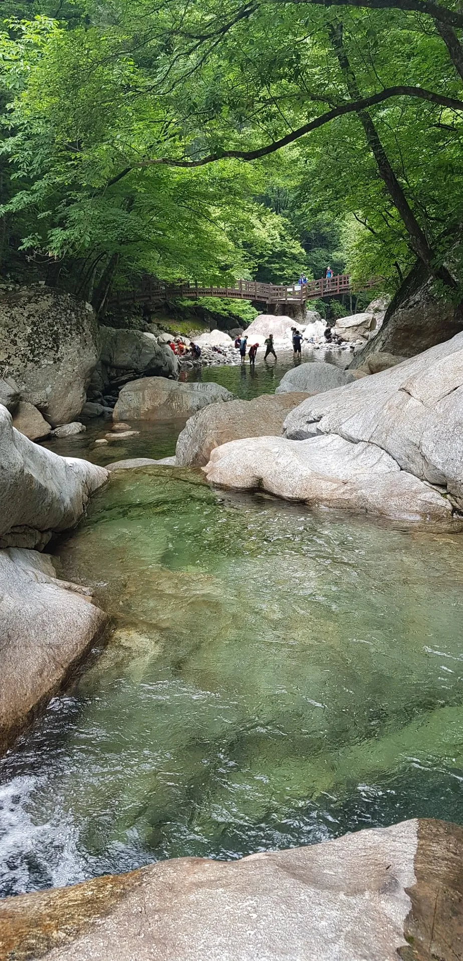지리산 칠선계곡 계곡치기