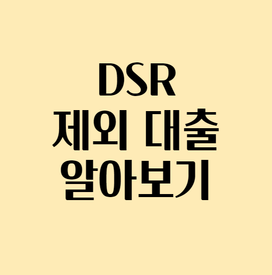 DSR제외