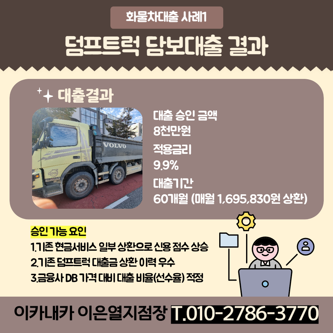 덤프트럭담보대출