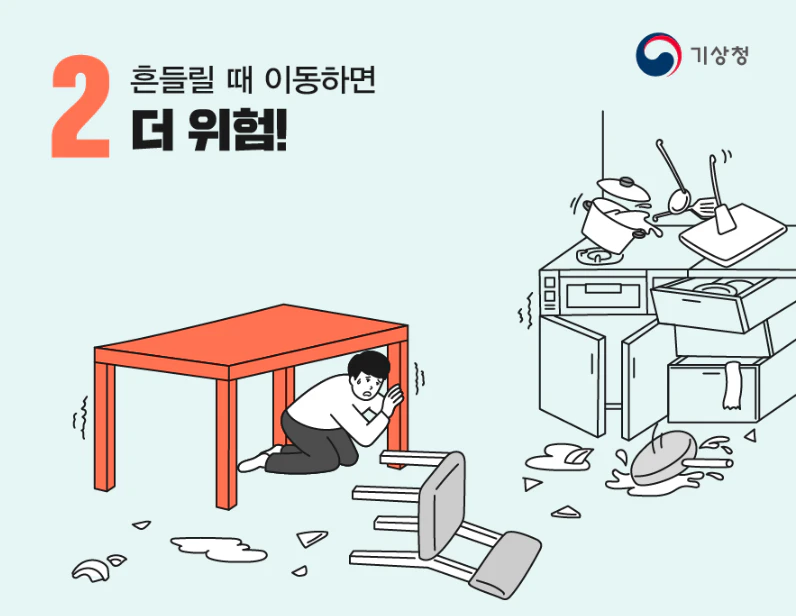 지진발생시 대피요령