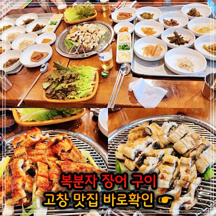 고창 선운사 맛집 복분자 장어구이