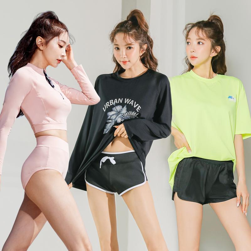 벤디스 여성 래쉬가드 베이직 인디크롭 수영복
