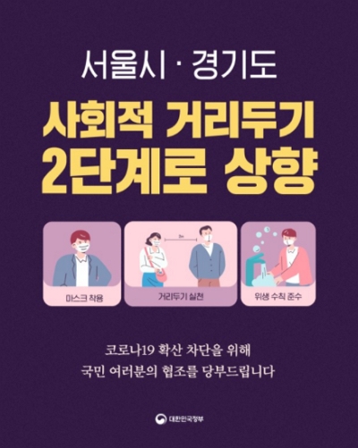  사회적 거리두기 2단계(코로나 결혼식 / 교회 / 학교 / 등교 / 헬스장 등)