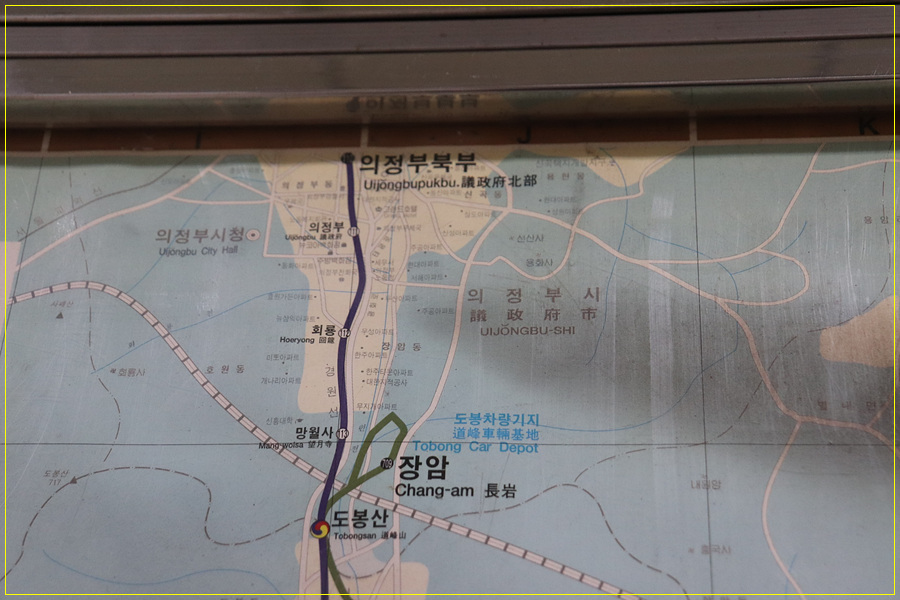 김포 전철노선도 5호선 김포공항역에 설치된, 24