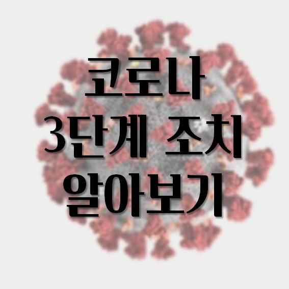  코로나 3단계 조치 총정리