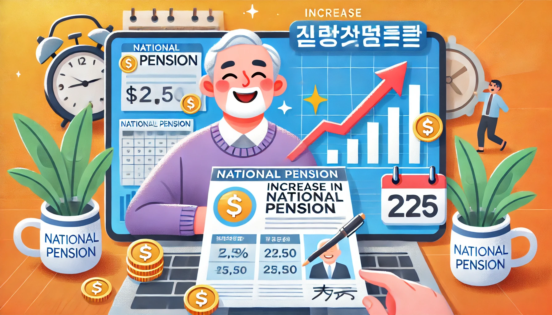 대한민국 국민연금 인상률