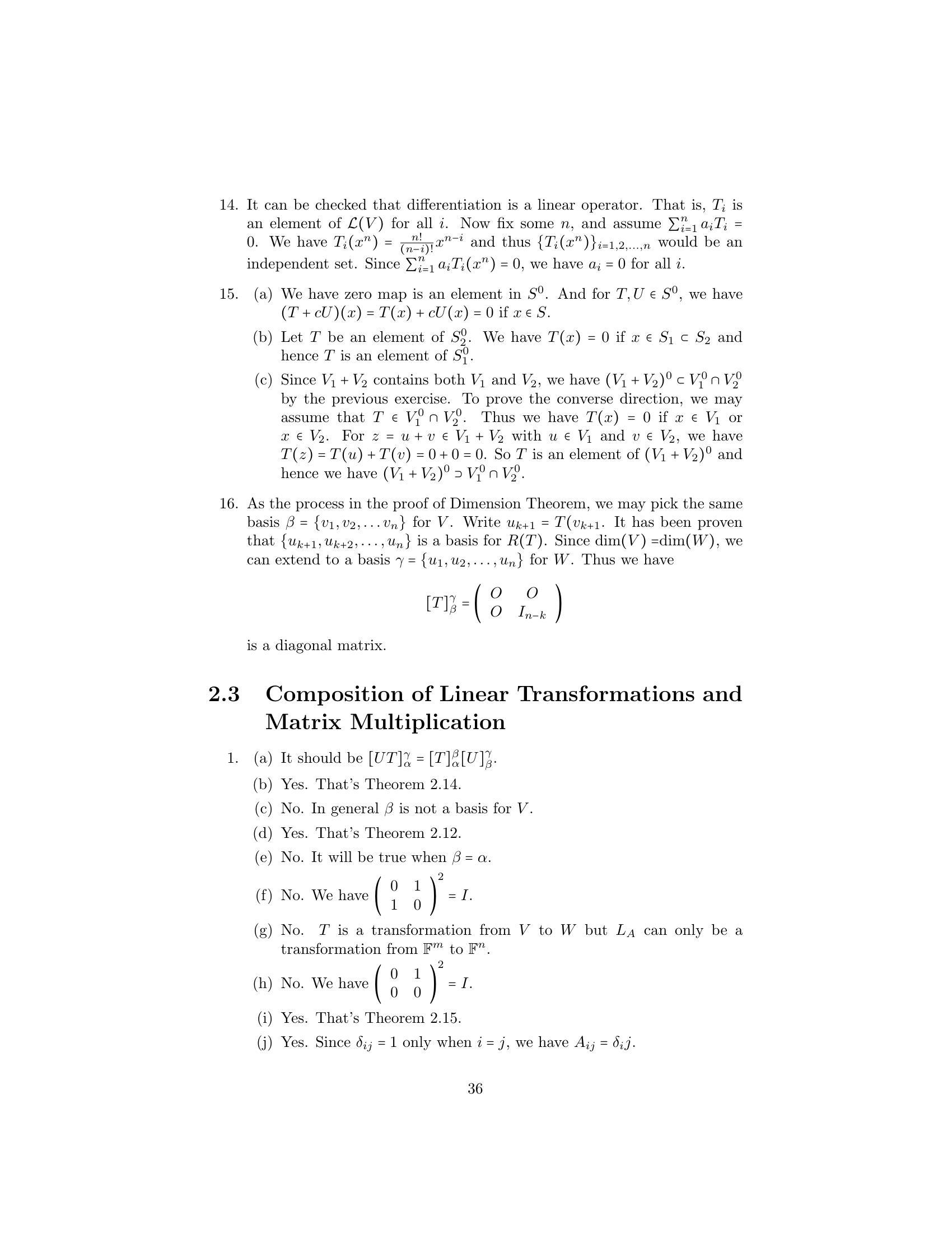 Solutions To Linear Algebra Stephen H Friedberg Fourth Edition Chapter 2