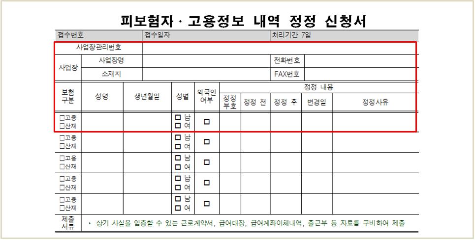 상실신고 정정 퇴직사유 변경할 수 있을까-과태료기준 상실신고 정정 퇴직사유 변경할 수 있을까-과태료기준