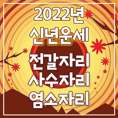  (전갈자리, 사수자리, 염소자리) 2022년 은하별의 별자리 신년운세