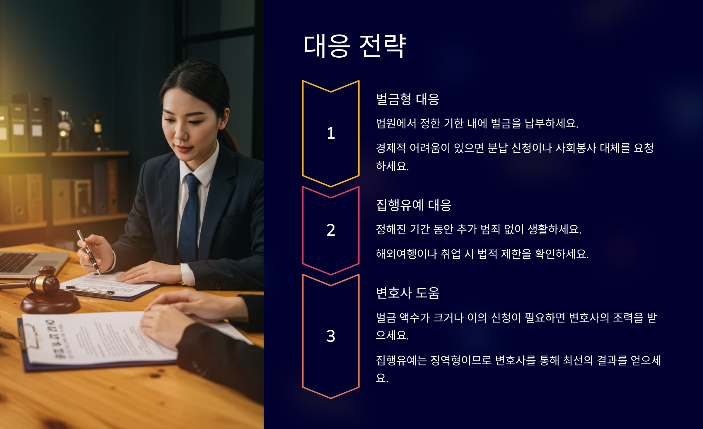 벌금형과 집행유예, 어떻게 대응할까?