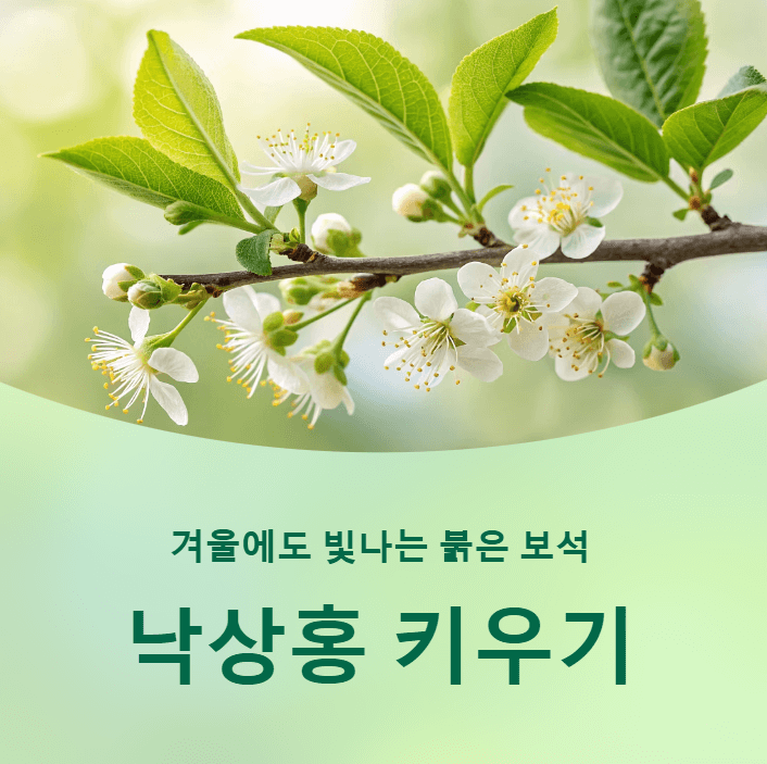 낙상홍 키우기