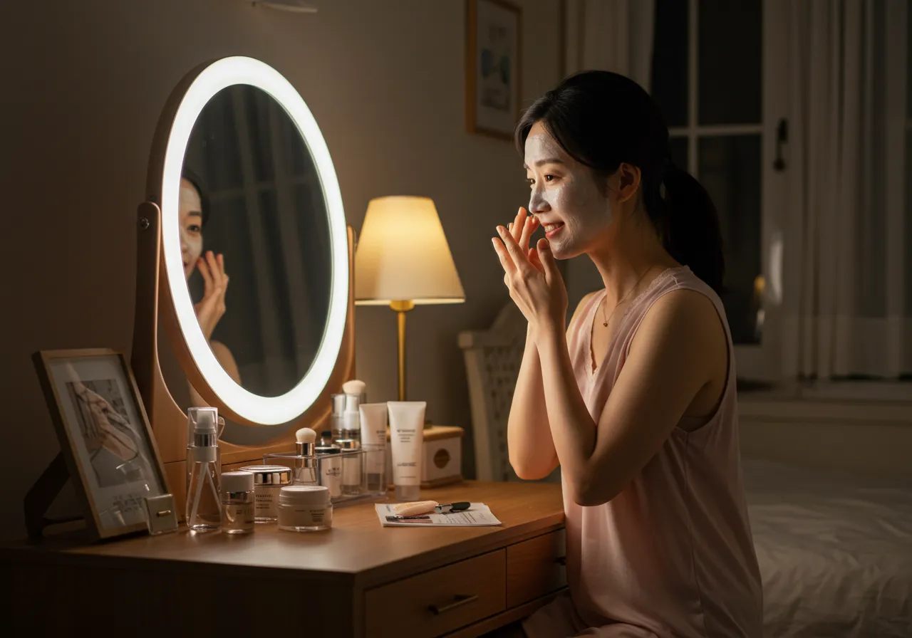 밤은 피부에 있어 '회복의 시간'이에요