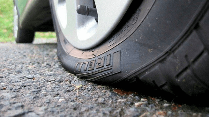 타이어 공기압 문제