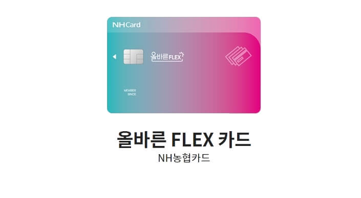 NH농협카드-올바른-FLEX-카드