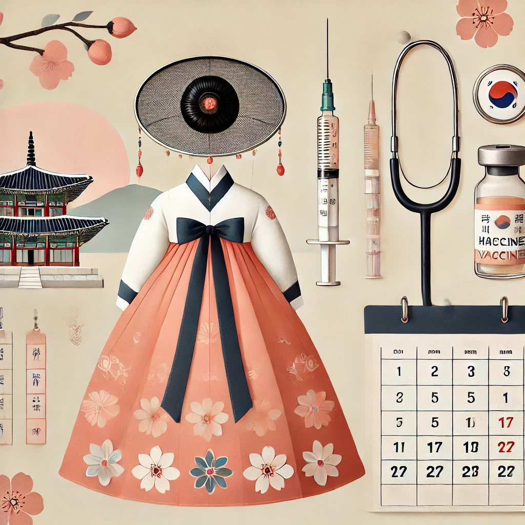 어린이 예방 접종 일정 및 주의사항 요약