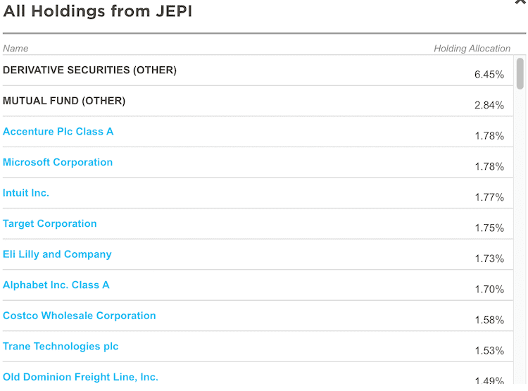 jepi holdings