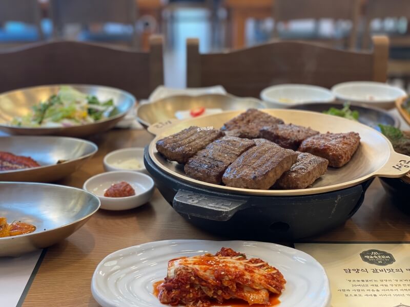 아산 온양온천 맛집 쌍교숯불갈비 재방문 한상차림