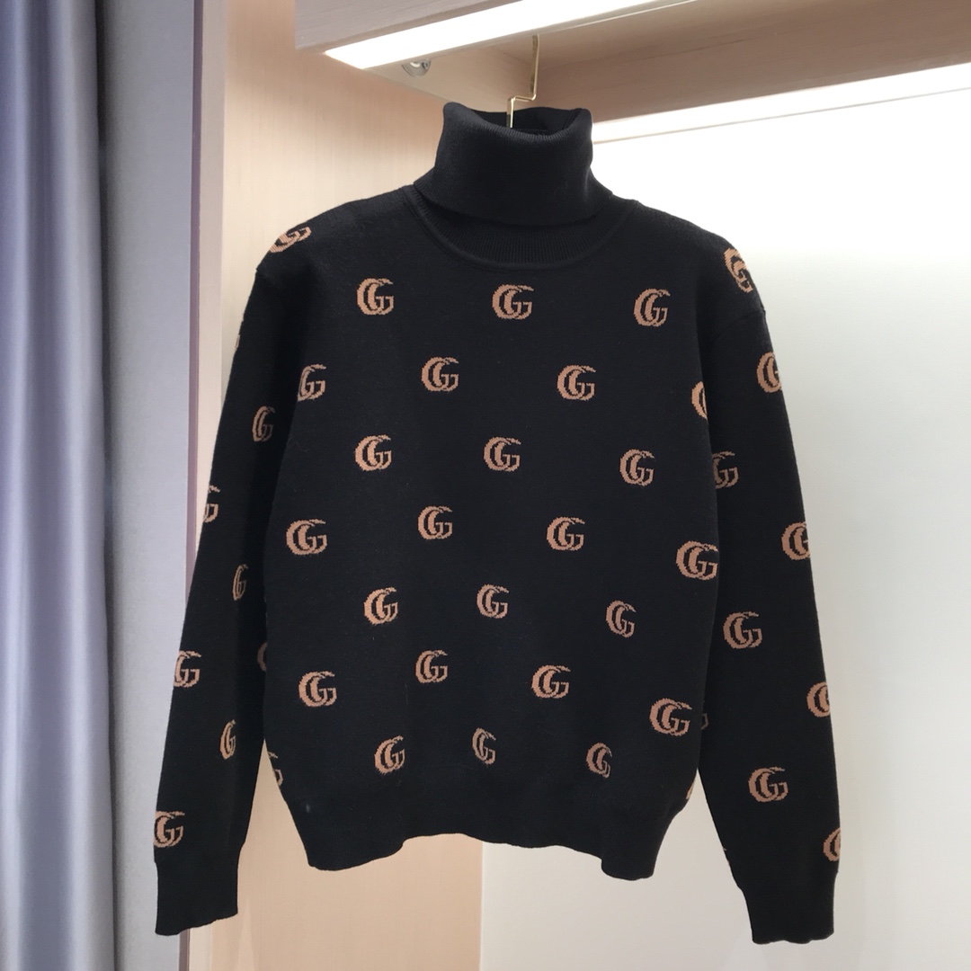  [GUCCI] 구찌 GG 로고 목폴라 니트 스웨터 (2 COLOR)