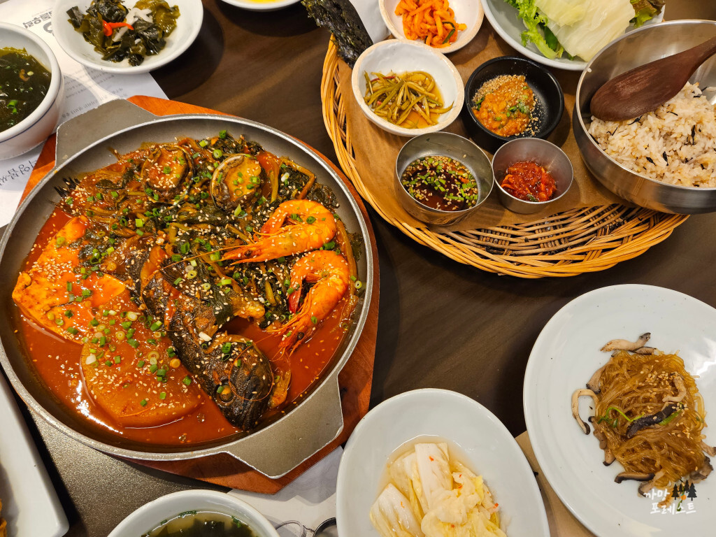 중문 고집돌우럭 세트 매뉴