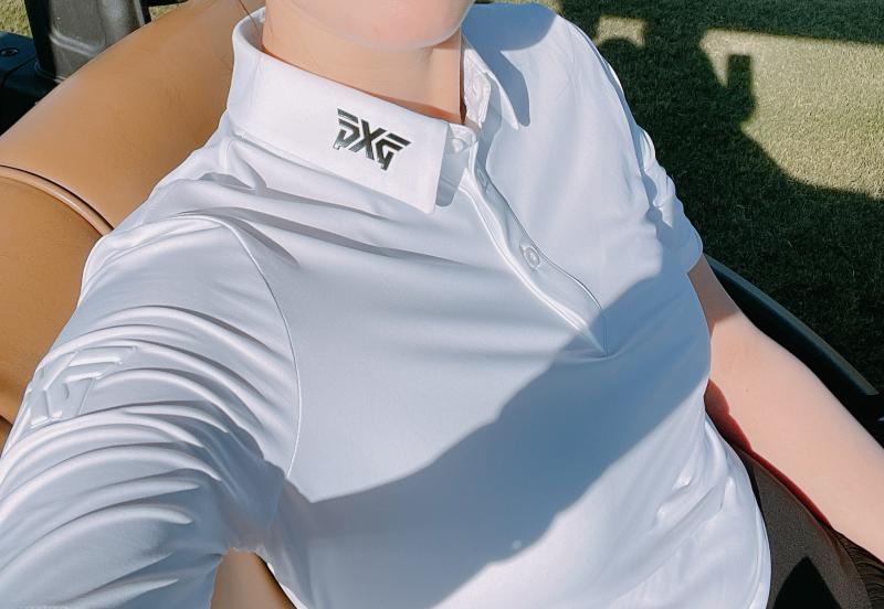 PXG 여성 에센셜 폴로 반팔 티셔츠 여자 골프티